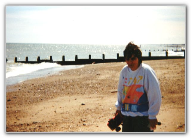 Mum on Beach